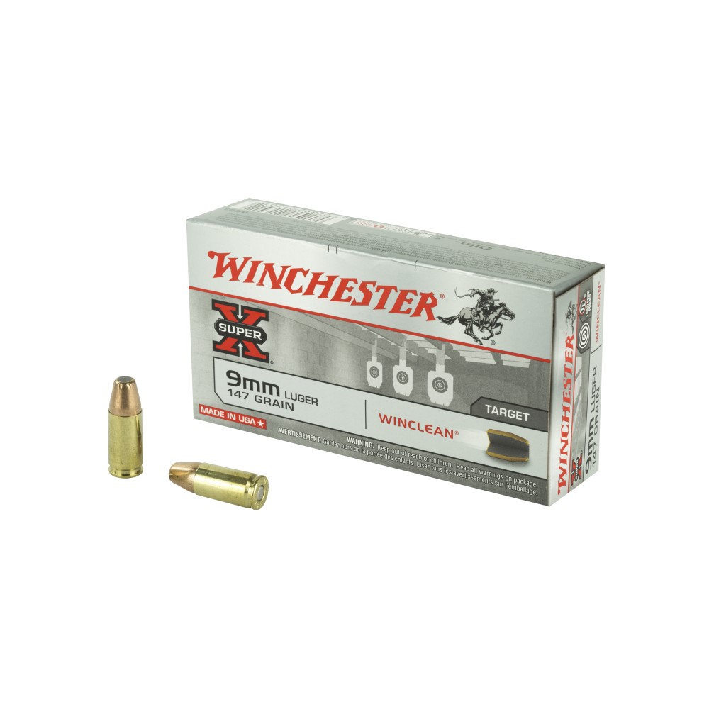 WIN SPRX WINCLEAN 9MM 147GR 50/500