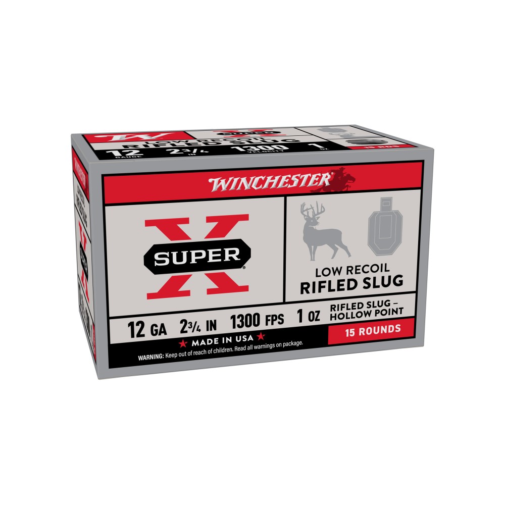 WIN SPR-X 12GA 2.75" RIF SLUG 15/150