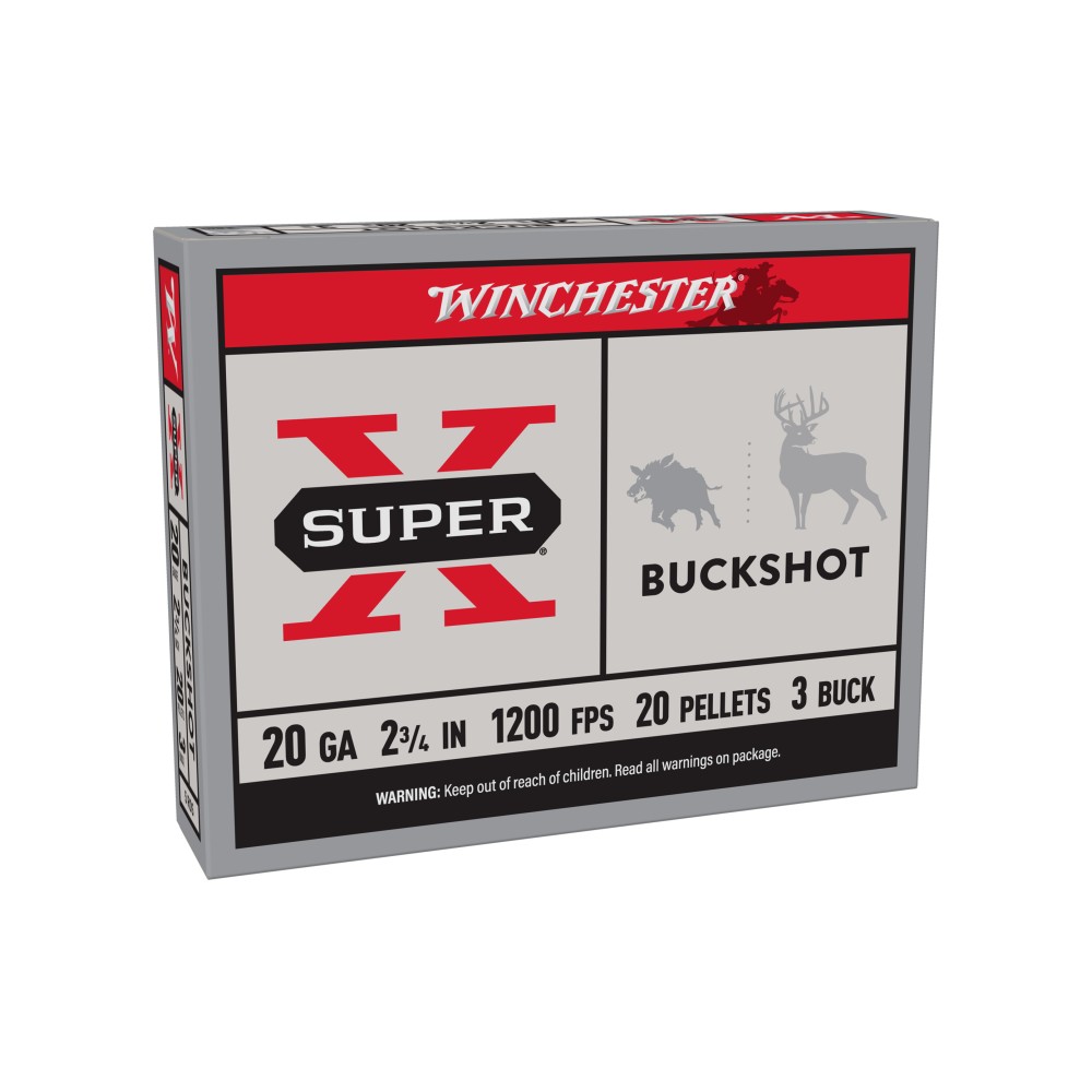 WIN SUPERX 20GA 2.75 #3BK 20PL 5/250