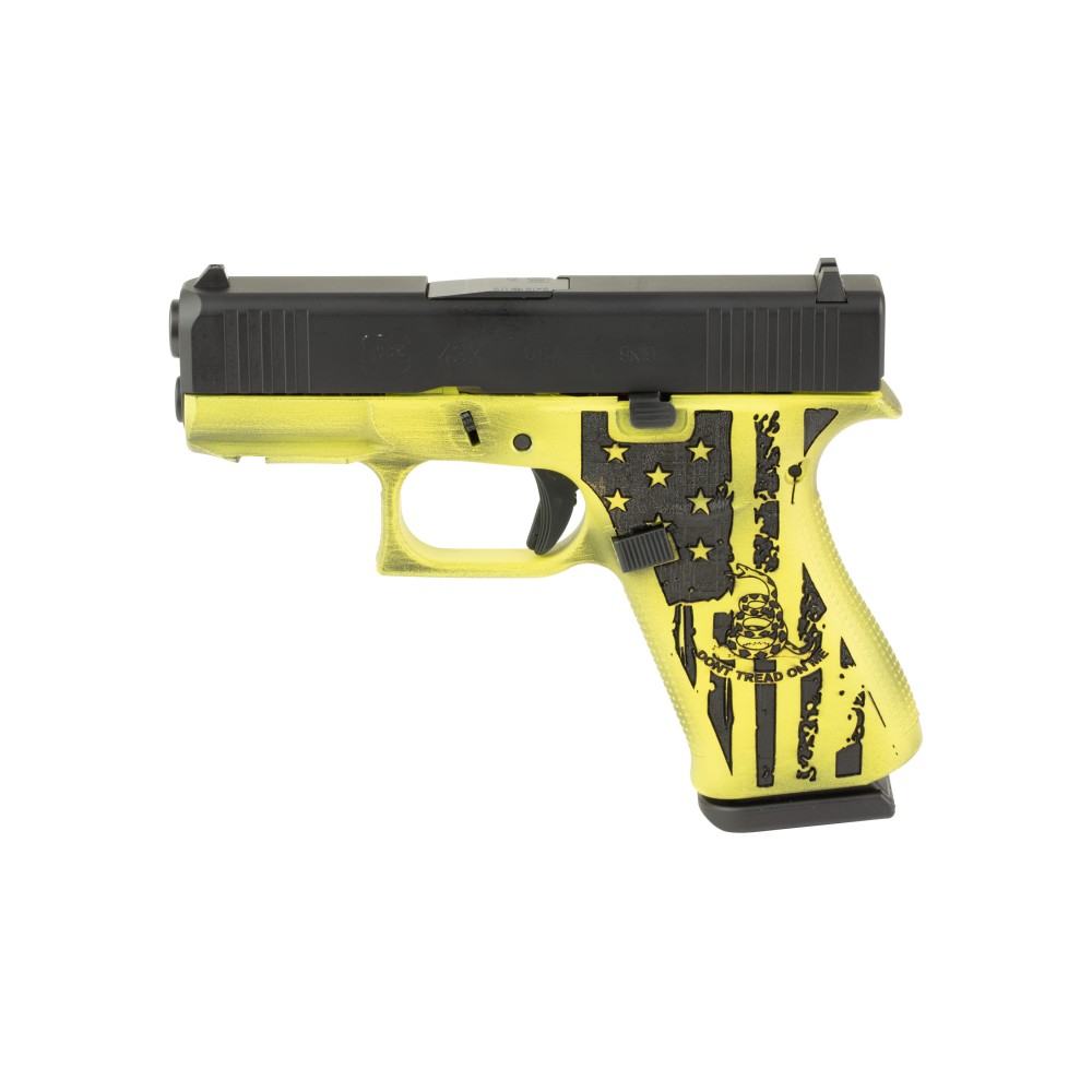 GLOCK 43X 9MM 10RD GADSDEN FLAG