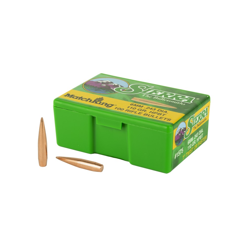 SIERRA MATCHKING .243 110GR 100CT