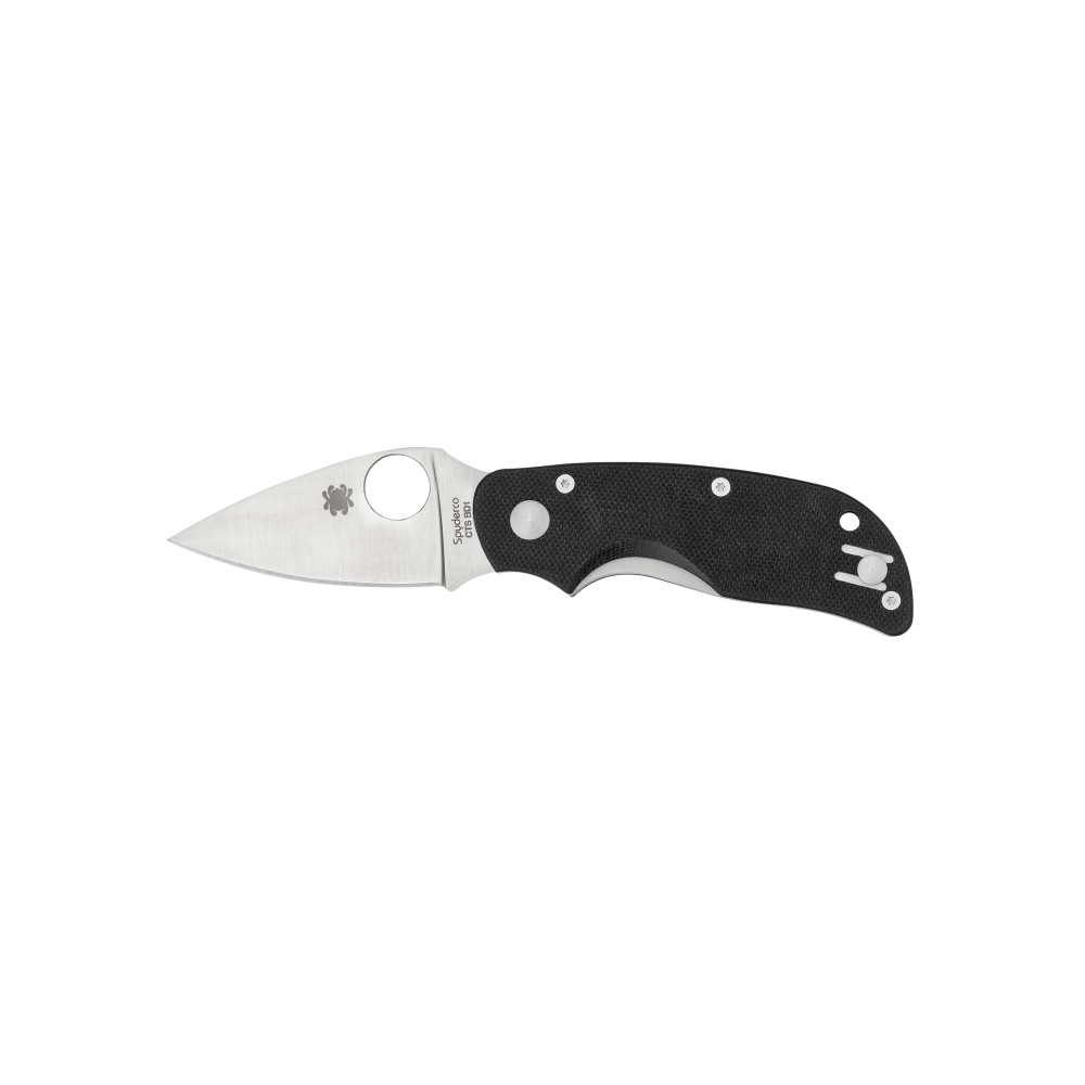 SPYDERCO CAT BLACK G-10 PLAINEDGE