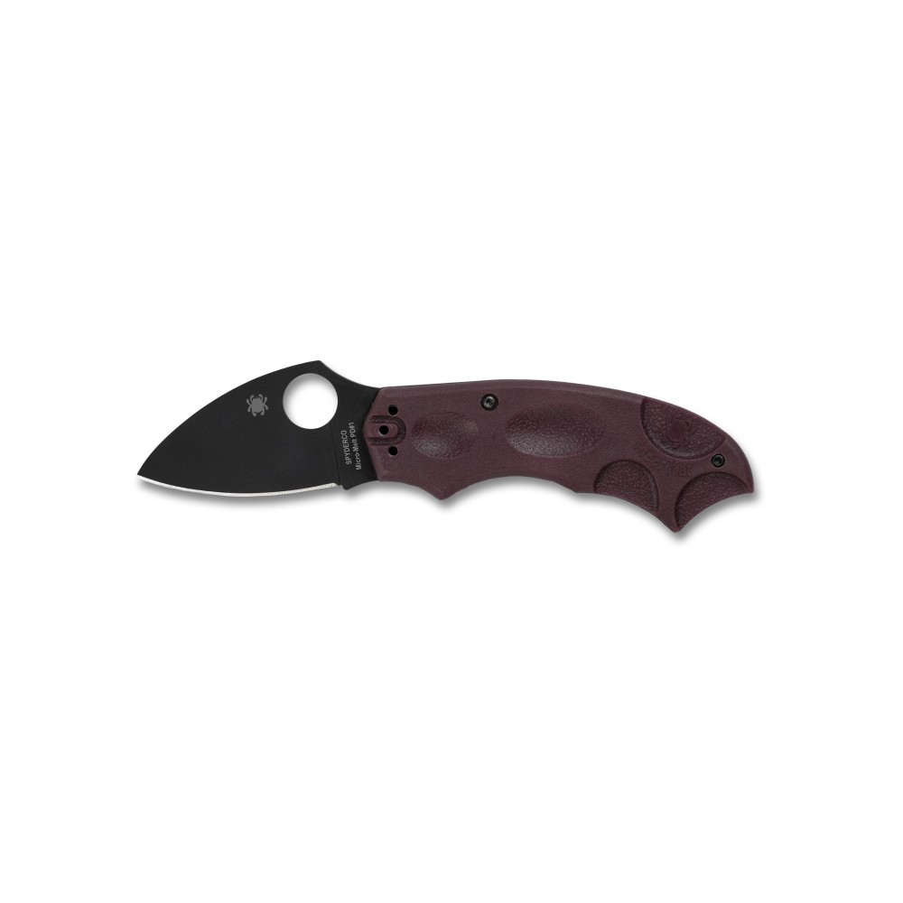 SPYDERCO MEERKAT MM 2.02" BURG/BLK