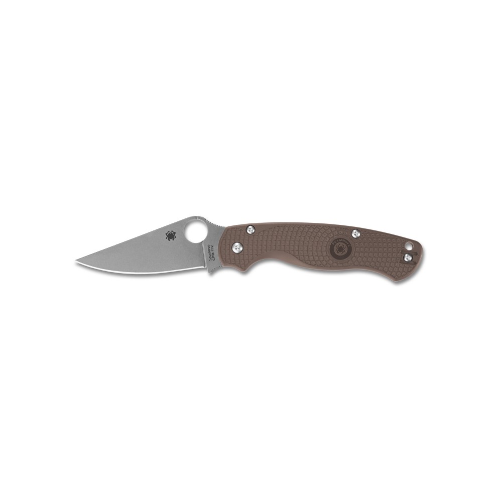 SPYDERCO PARA MLTRY 2 LW 3.47" BRWN
