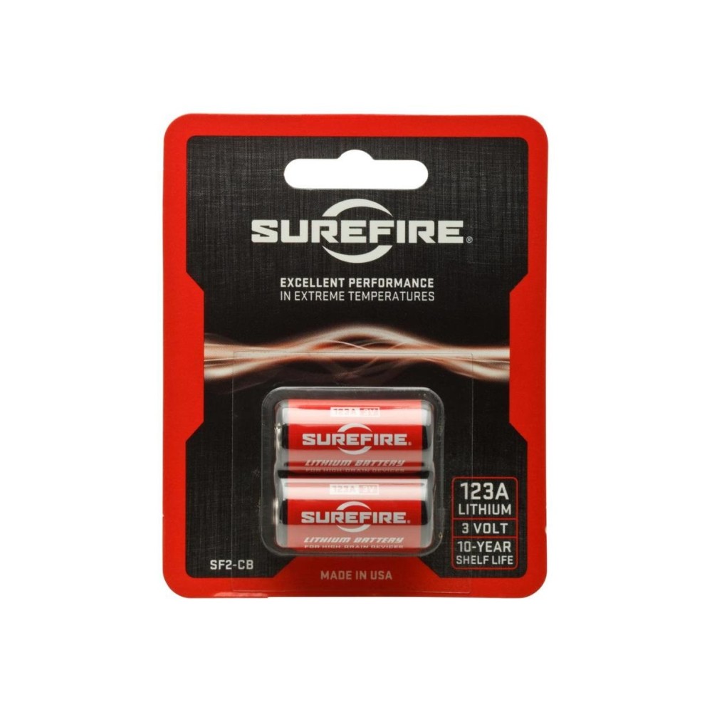 SUREFIRE SF123A BATTERIES 2PK