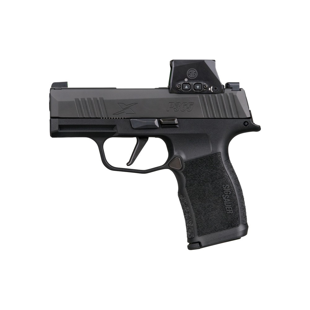 SIG P365X 9MM 3.1" 12RD SL ROMEOX BK