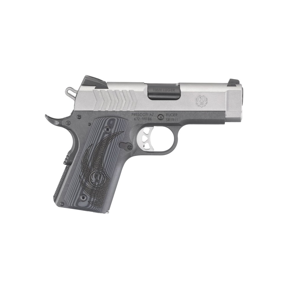 RUGER SR1911 OFFICER 9MM 3.6" DT 8RD