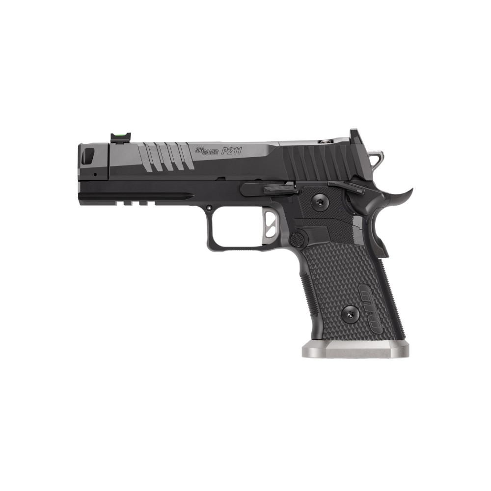 SIG P211 9MM 4.4" SAO COMP 10RD BLK