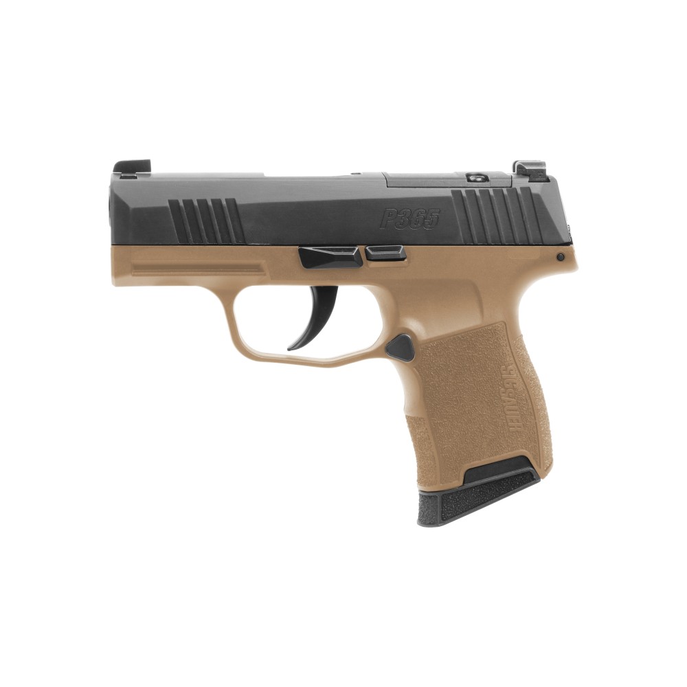 SIG P365 9MM 3.1" 10RD OR BLK/COY