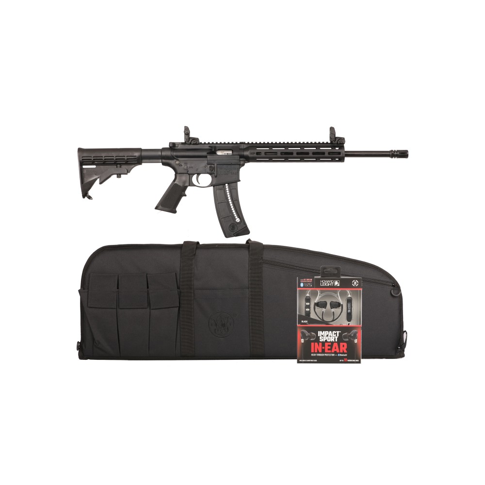 S&W M&P15-22 22LR 16.5" 25RD BK BNDL