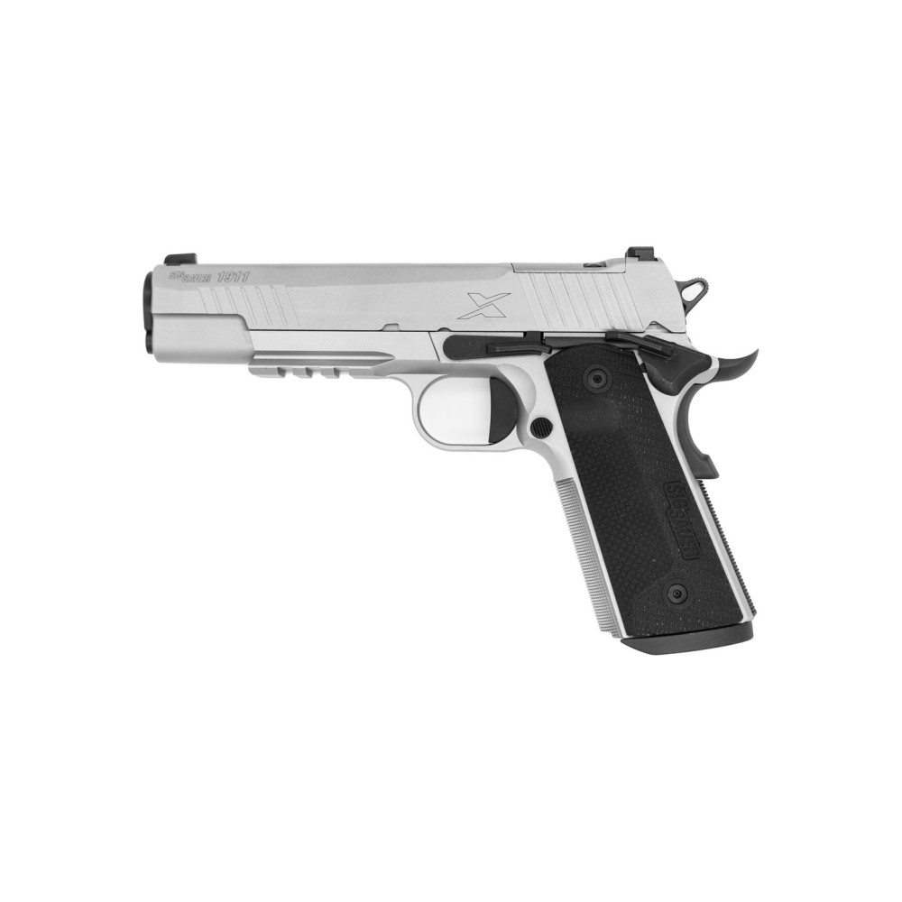 SIG 1911X 45ACP 5" 8RD G10 STS